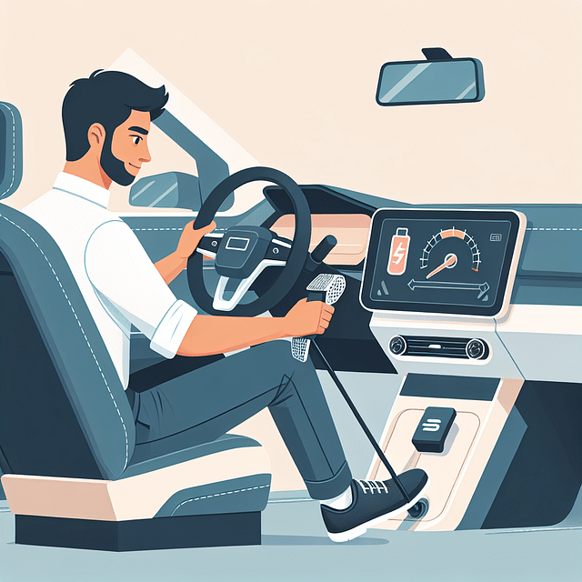 testing brake pedal firmness in an electric vehicle