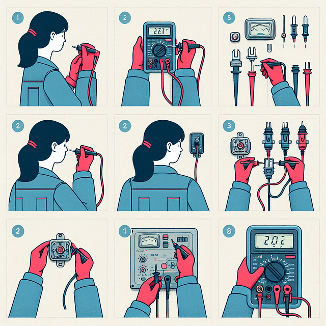 using a multimeter on a car horn relay
