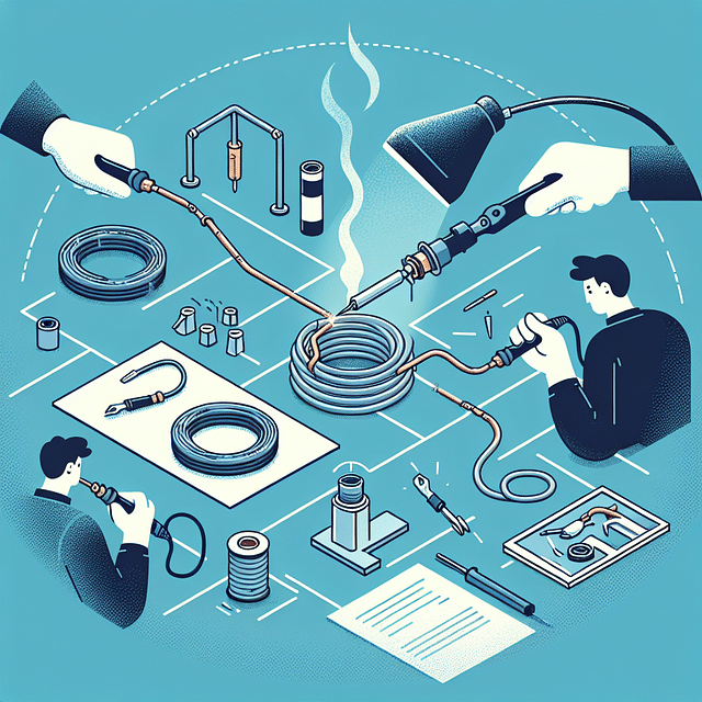 applying solder to an automotive wire joint