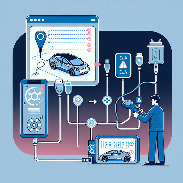final diagnostic scan on electric car ECU