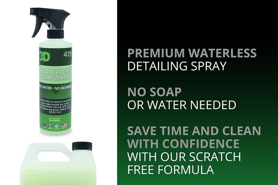 car wash soap and water