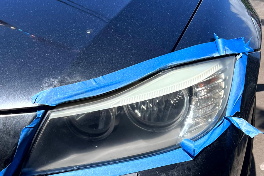 professional headlight restoration service