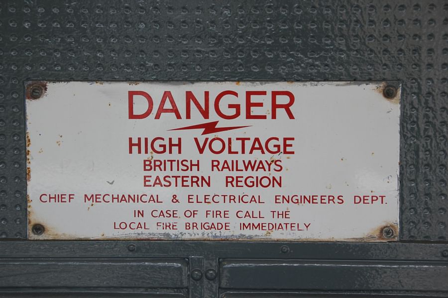 high voltage warning signs