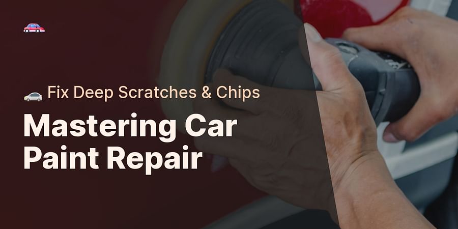 Tackling Car Paint Imperfections: How to Fix Deep Scratches and Paint Chips